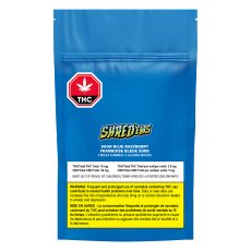 SHREDEms Sour Blue Razzberry 2:1 CBD/THC Gummies