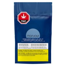 Monjour CBN Bedtime Blueberry Lemon 8:3:1 CBD/CBN/THC Gummies