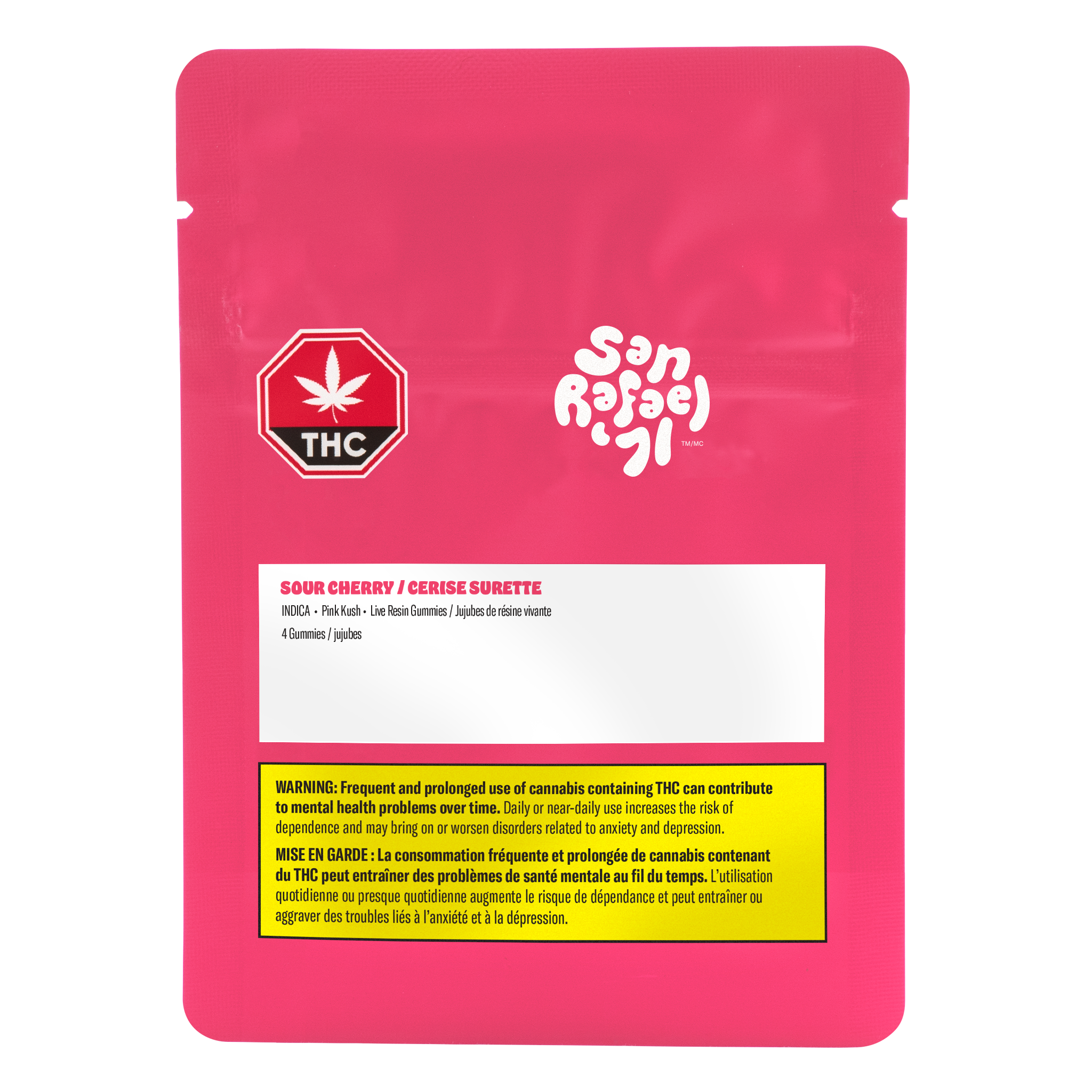 San Rafael 71 Sour Cherry Live Resin Gummies - Image 2