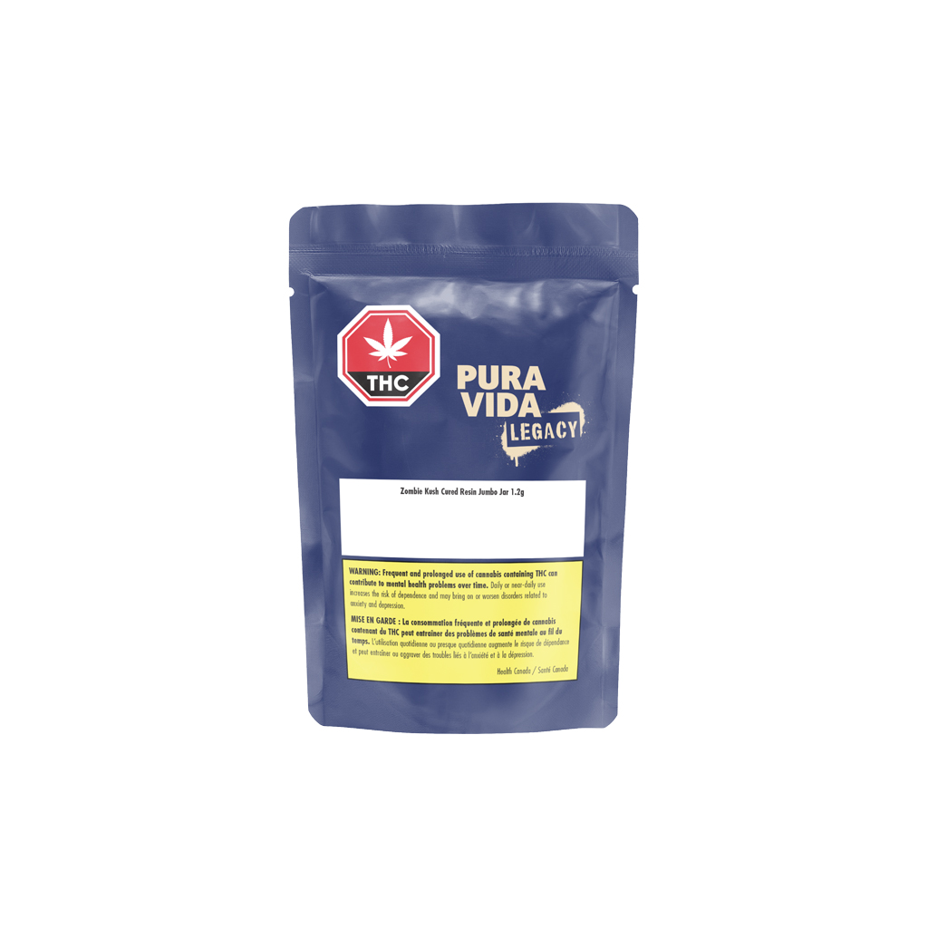 Pure Vida Zombie Kush Cured Resin Jumbo Jar