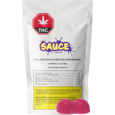 Sauce Rosin Labs Full-Spectrum Solventless Rosin Gummies