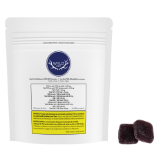 LEP Wyld CBD Real Fruit Elderberry 25mg CBD and 5mg CBN Vegan Gummies