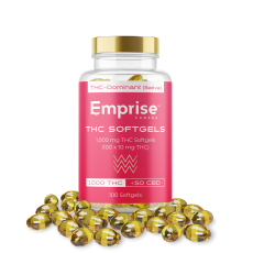 Emprise 1,000 mg THC Softgels (100 x 10 mg THC)