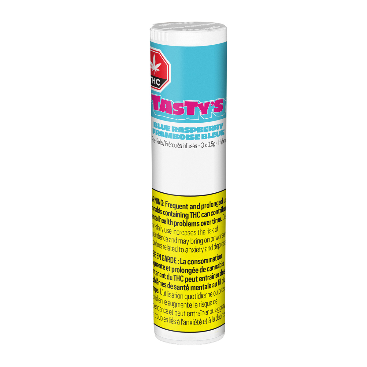 Tastys Blue Raspberry Diamond Infused Pre-Rolls - Image 2