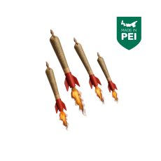 LEP Retro Resin Rockets Infused Pre-Rolls