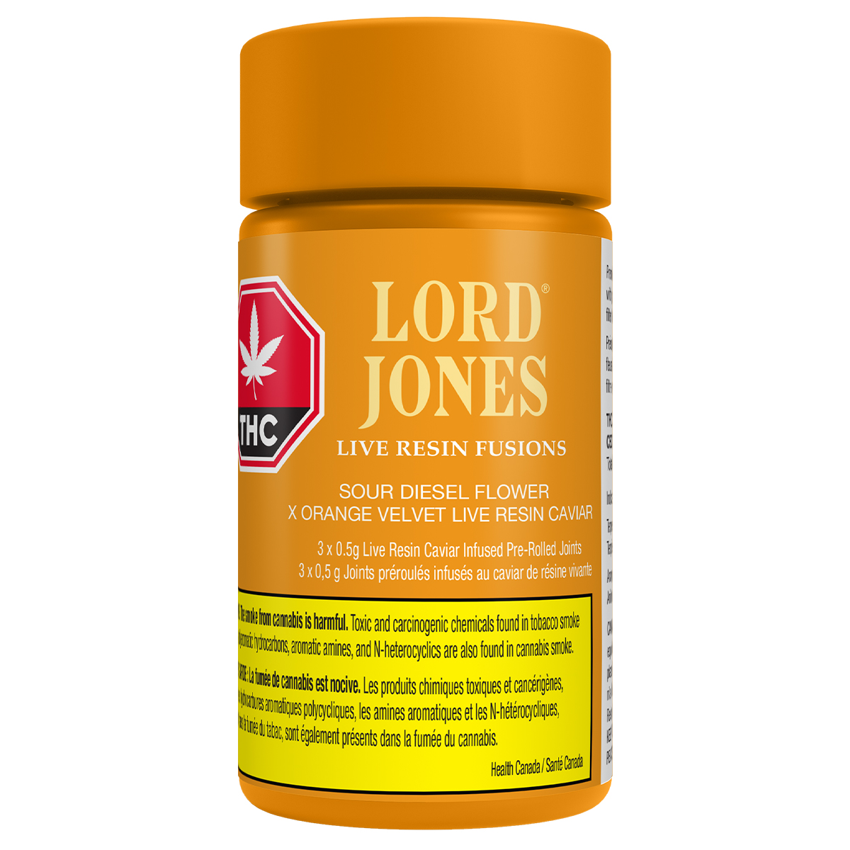 Lord Jones Live Resin Fusions Sour Diesel x Orange Velvet - Image 2