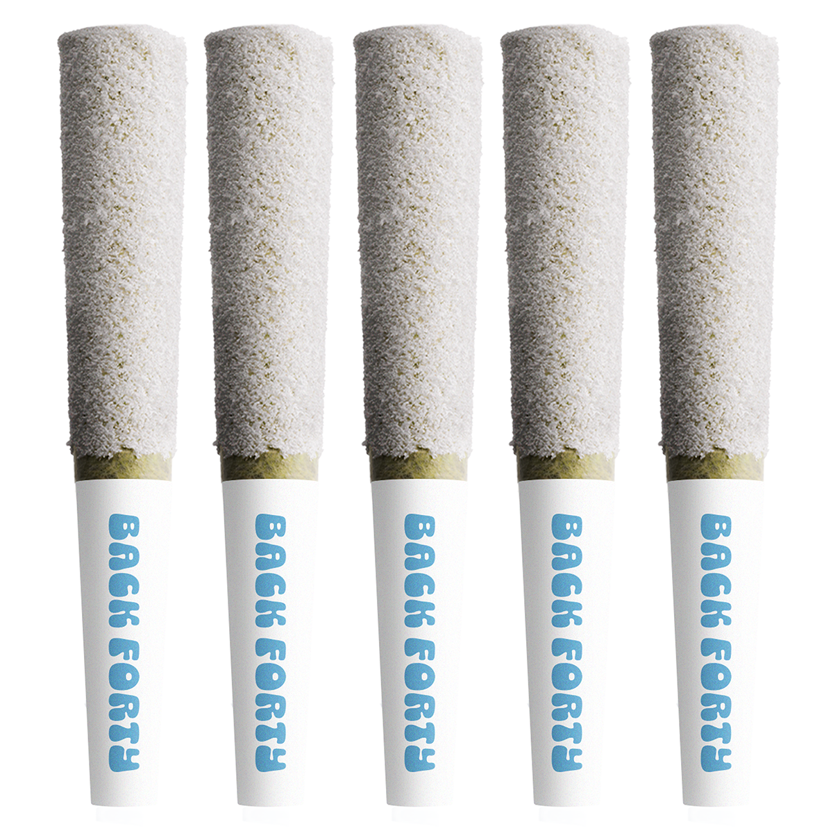 Back Forty Frosted Icicles Infused Pre Roll White Freeze