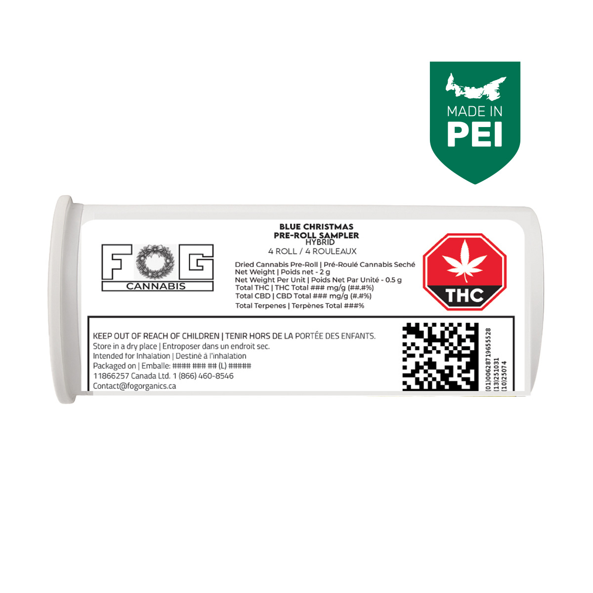FOG Cannabis Blue Christmas Pre Roll Sampler