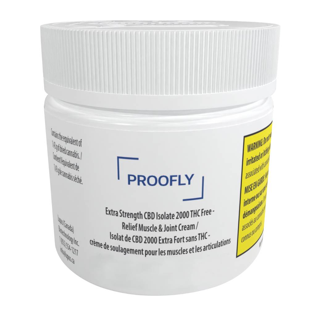 Proofly Extra Strength CBD Isolate Muscle & Joint Cream