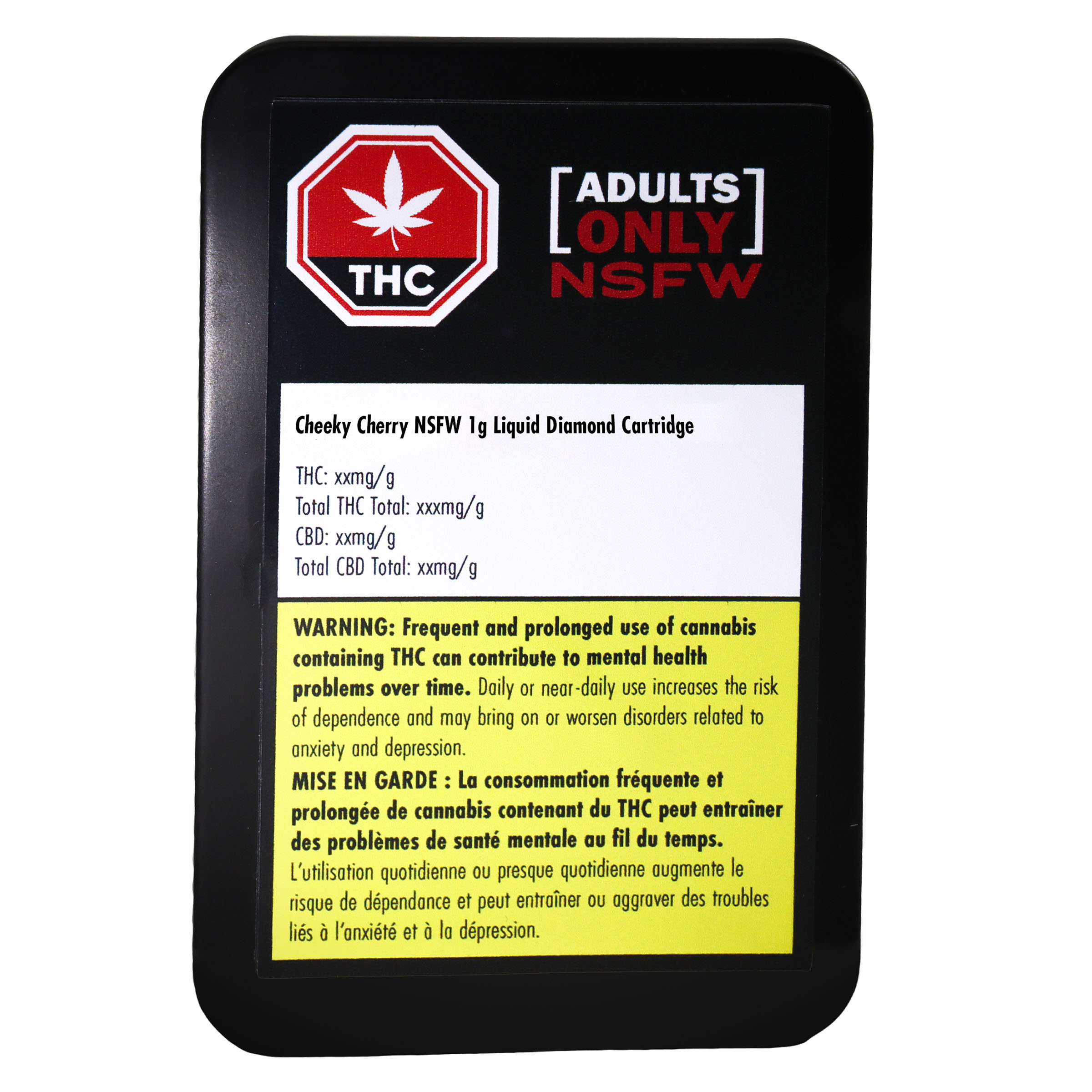 Adults Only Cheeky Cherry NSFW Liquid Diamond Cartridge 510 - Image 2