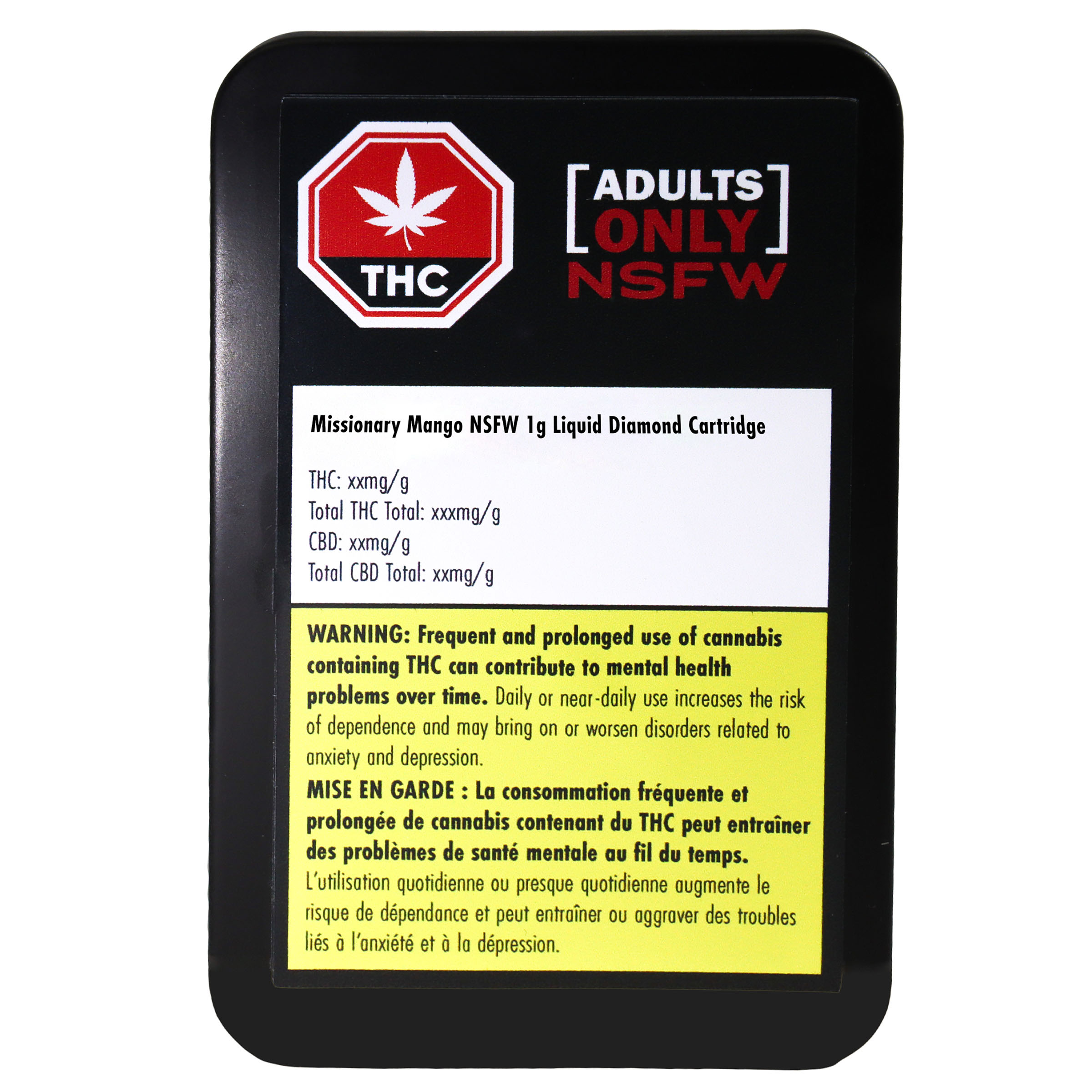 Adults Only Missionary Mango NSFW Liquid Diamond Cartridge 510 - Image 2