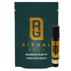 Ritual Gold Blueberry Kush 1g 510 Vape