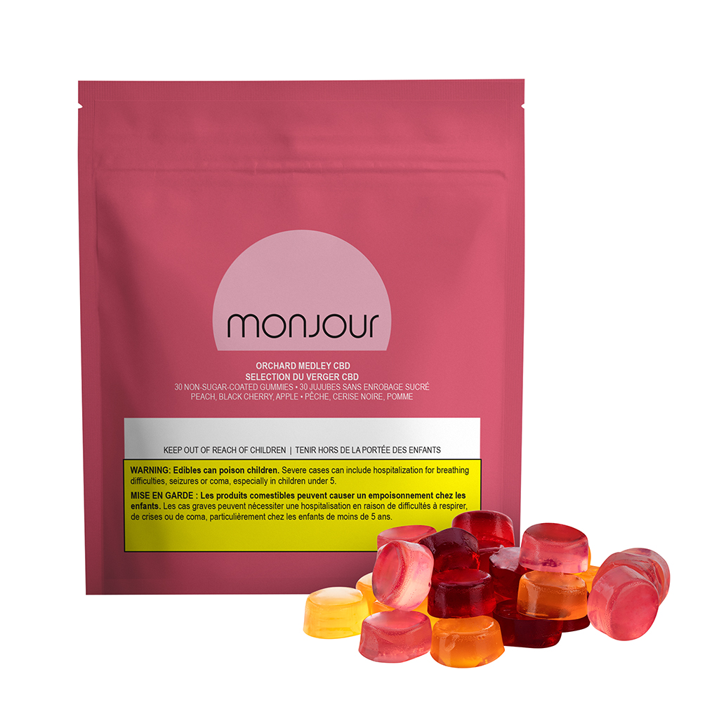 Monjour Orchard Medley 30mg CBD Gummy Assortment
