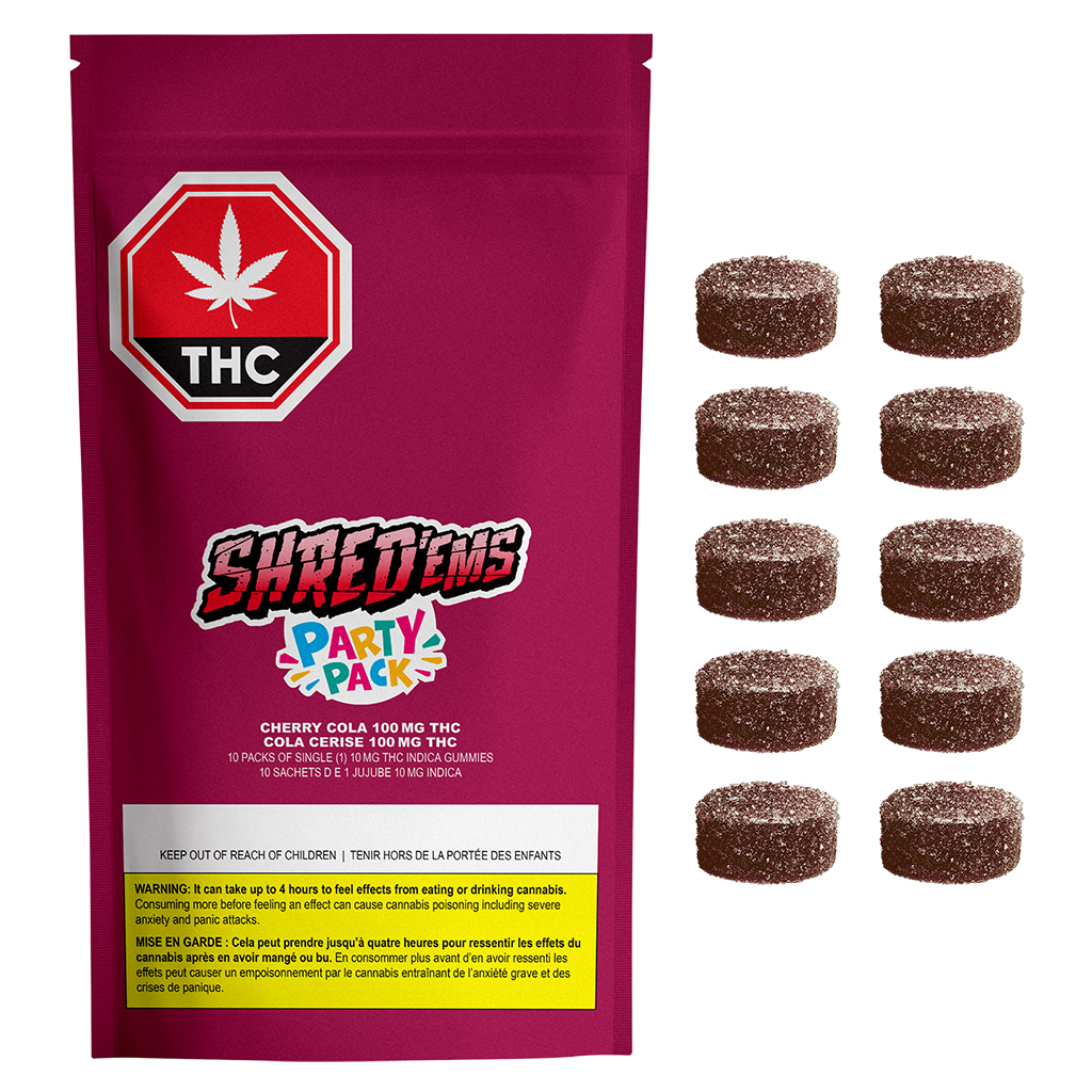 SHRED'Ems Cherry Cola Max 10 Party Pack