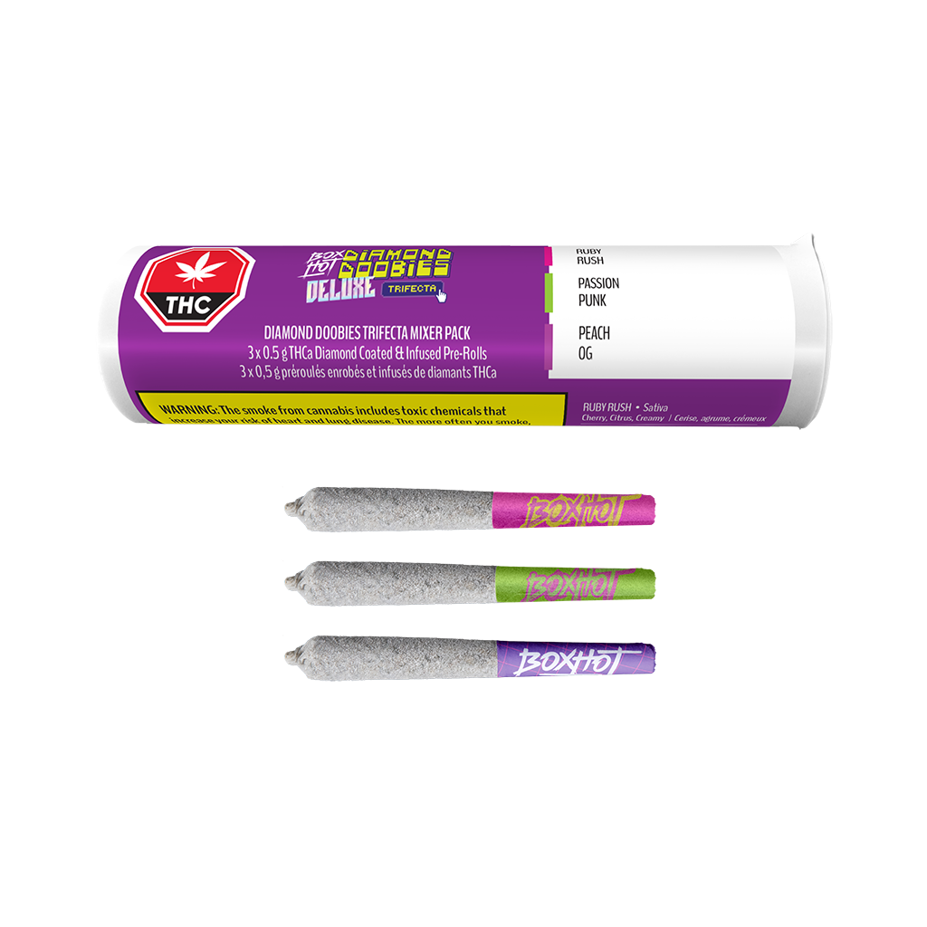 BOXHOT Deluxe Trifecta Diamond Doobies