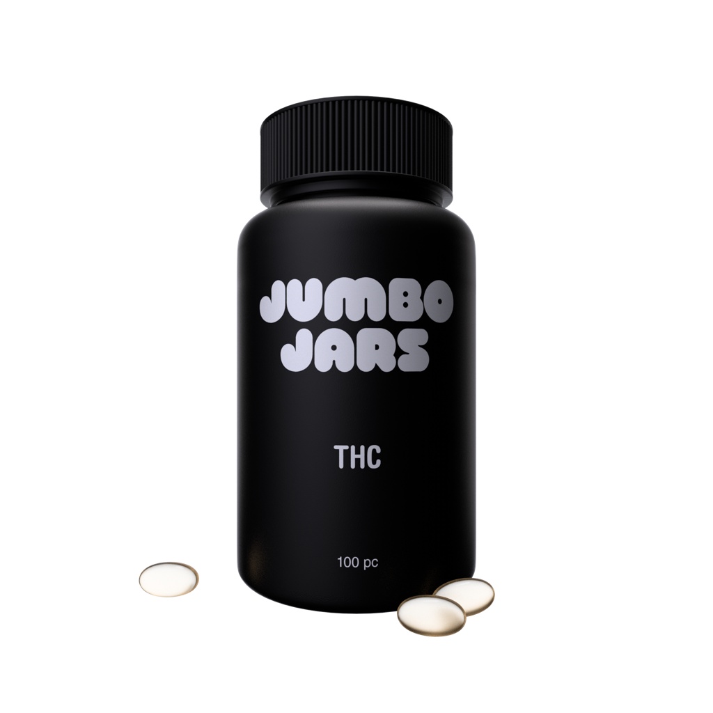 LEP TYTAN Jumbo Jars THC Vibe Caps 1000 100pcs