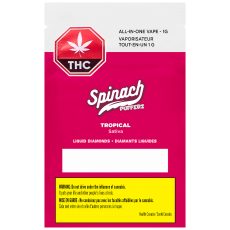 Alternative view of Spinach PUFFERZ Tropical Liquid Diamonds AIO