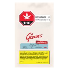 Alternative view of Glenns No.1 His Favourites Distillate Delta 9 Red Label
