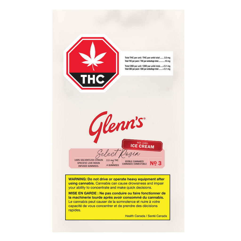 Glenns No.3 Ice Cream Rosin Red Label - Image 2