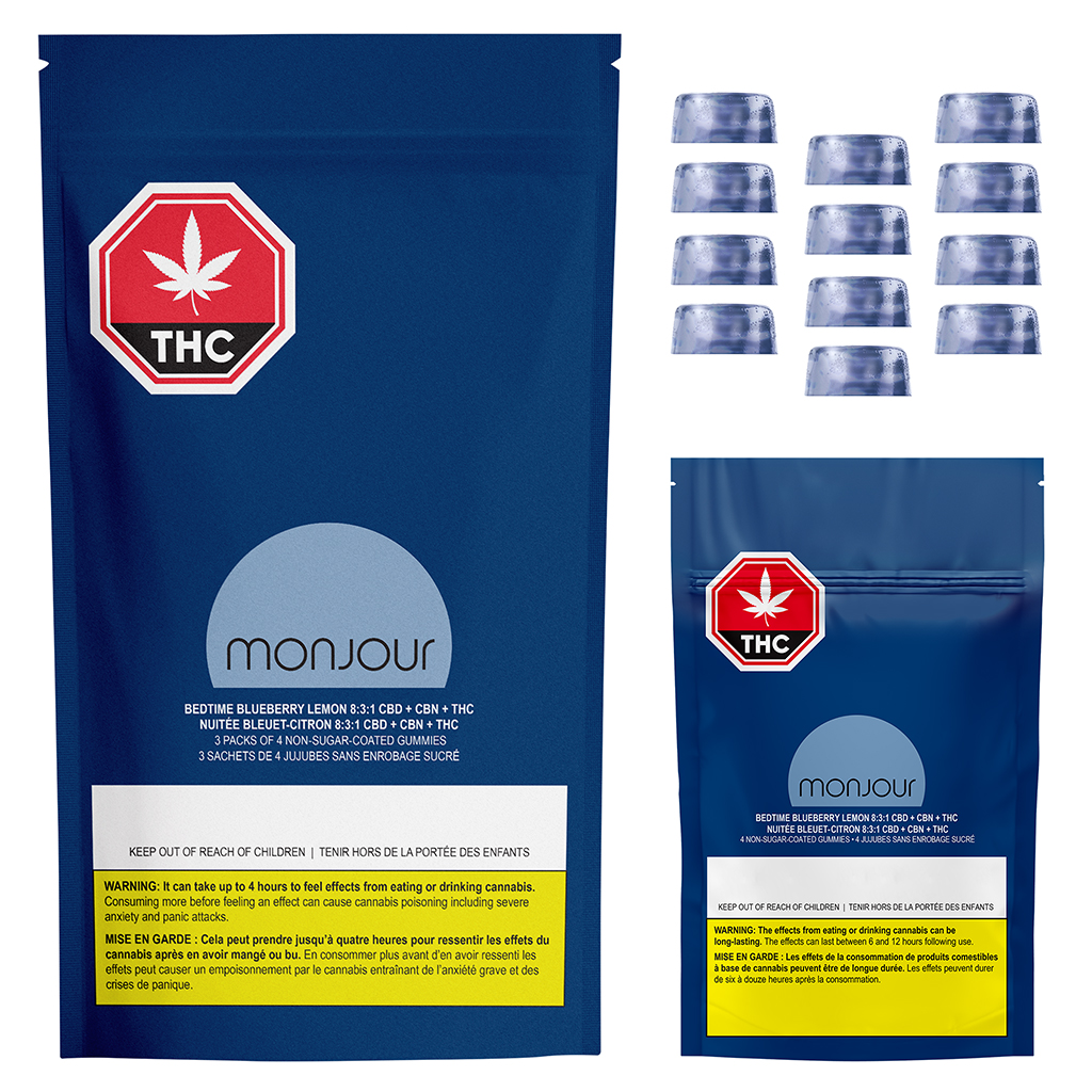 Monjour CBN Blueberry Lemon Multi Pack