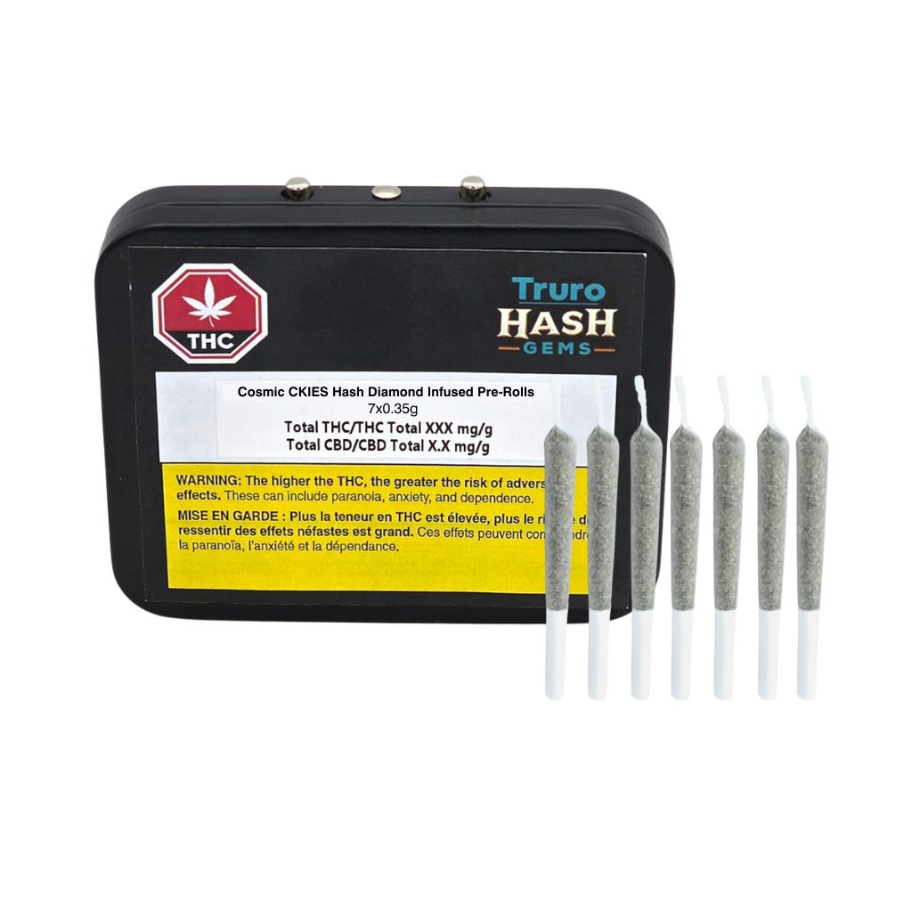 Cosmic CKIES Hash Diamond Infused Pre Rolls