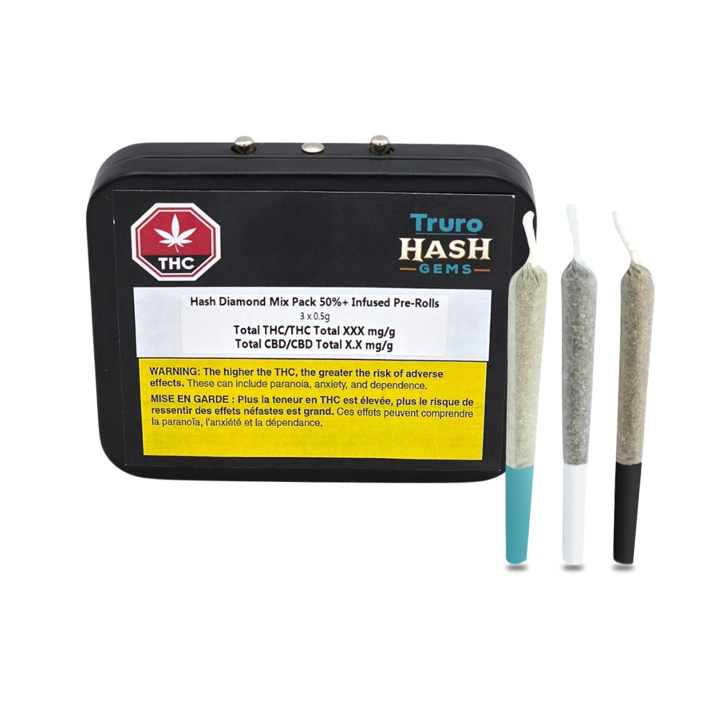 Hash Diamond Mix Pack 50%+ Infused Pre Rolls