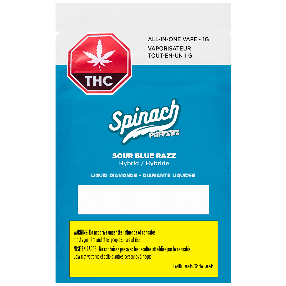 Spinach Pufferz Sour Blue Razz AIO - Image 2