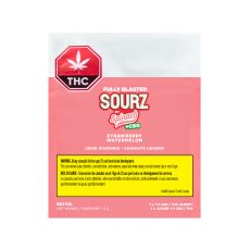Alternative view of Spinach Strawberry Watermeon 1:1 CBG + THC Fully Blasted Sourz