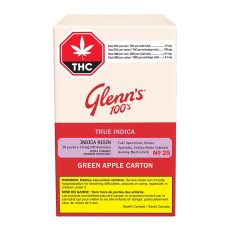 LEP Glenn's No.25 Glenn's 100's True Indica Resin Green Apple