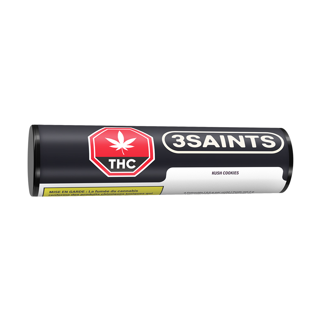 3Saints Kush Cookies Pre Roll - Image 2